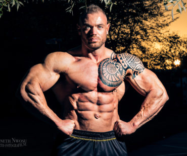 Fitness fotoshoot Aron Winnelinckx