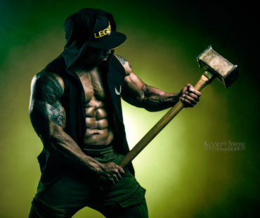 Gregory Melfor bodybuilding fotoshoot