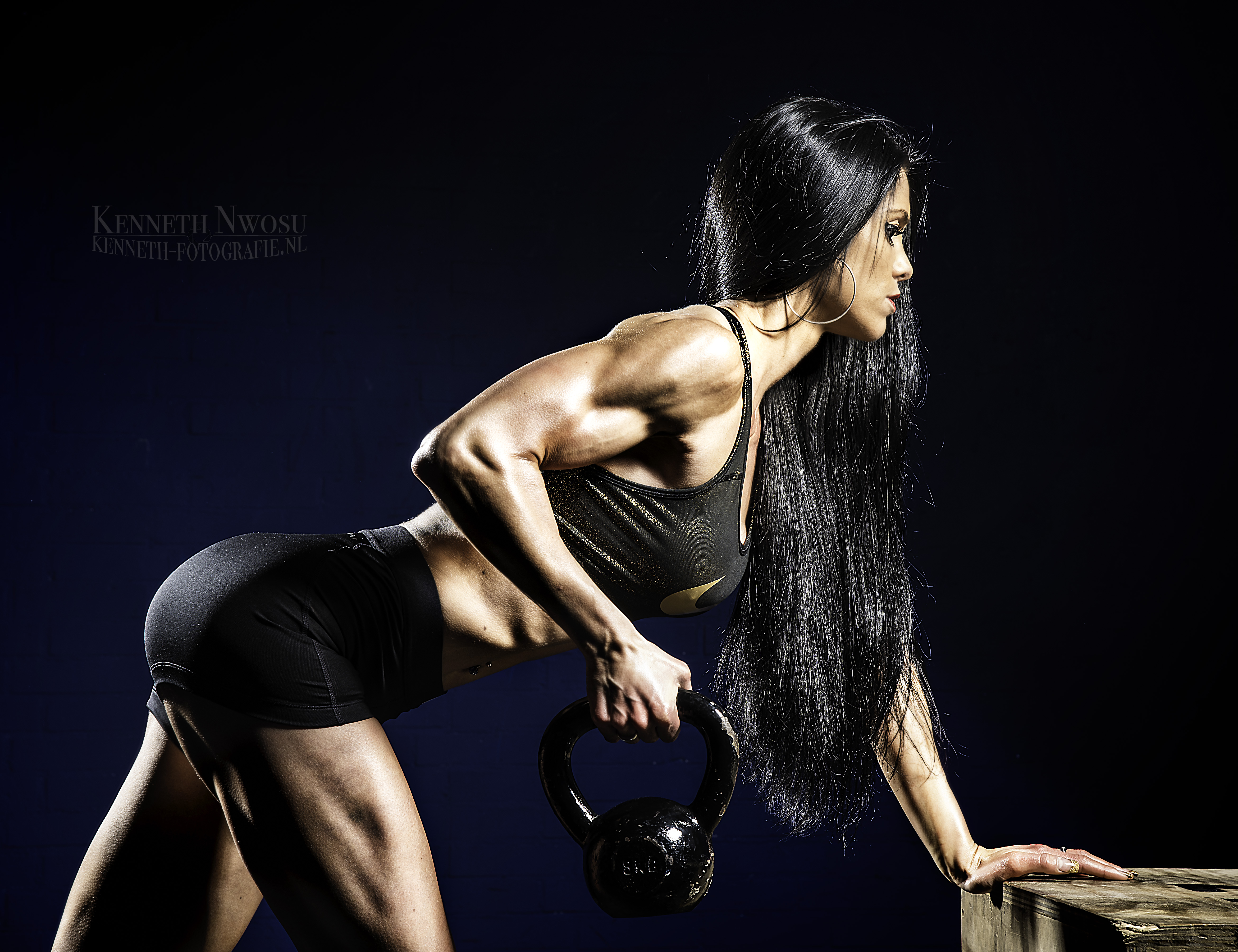 Fitness photoshoot met Alinda Heebing