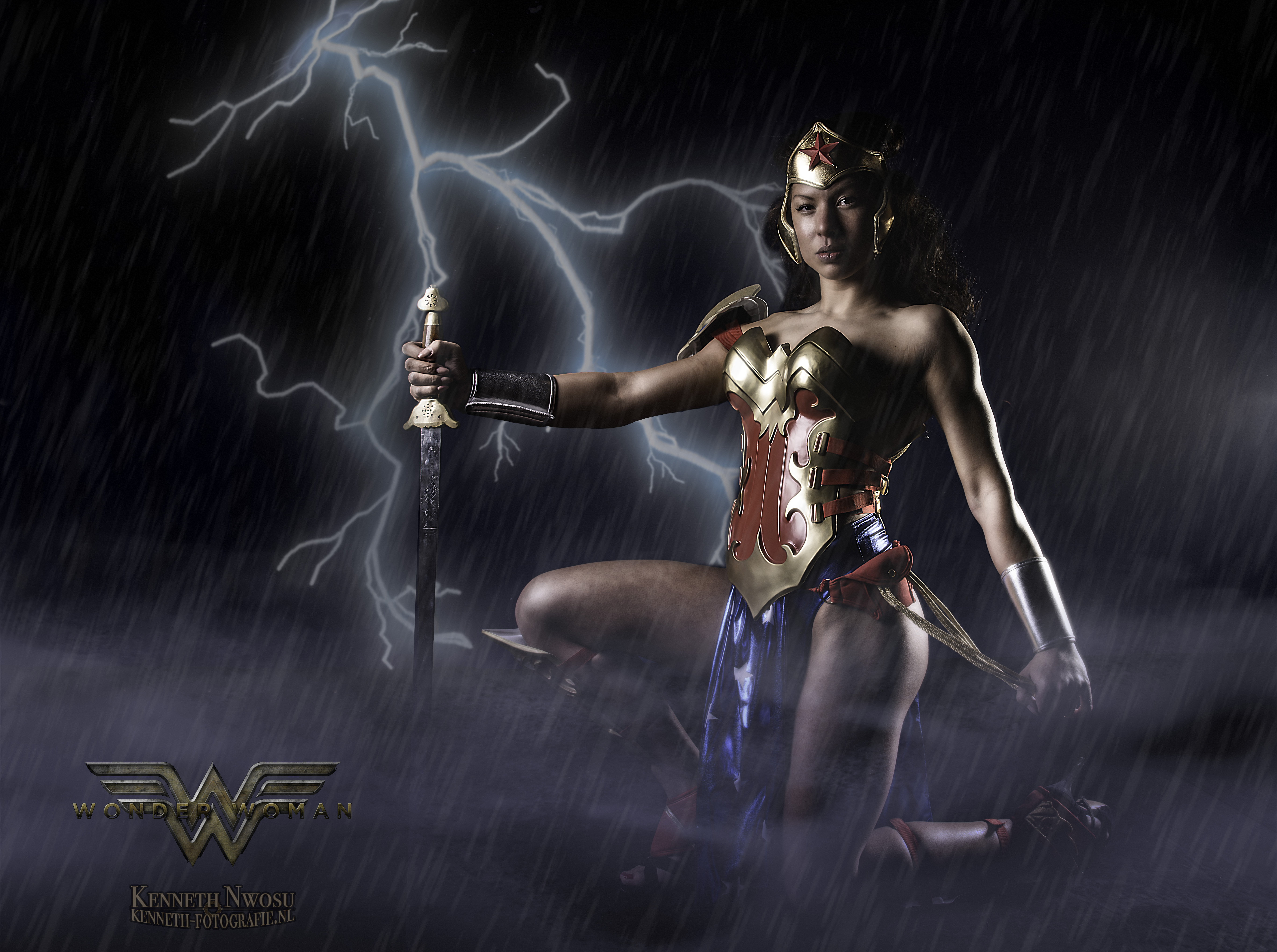 Wonder Woman photoshoot