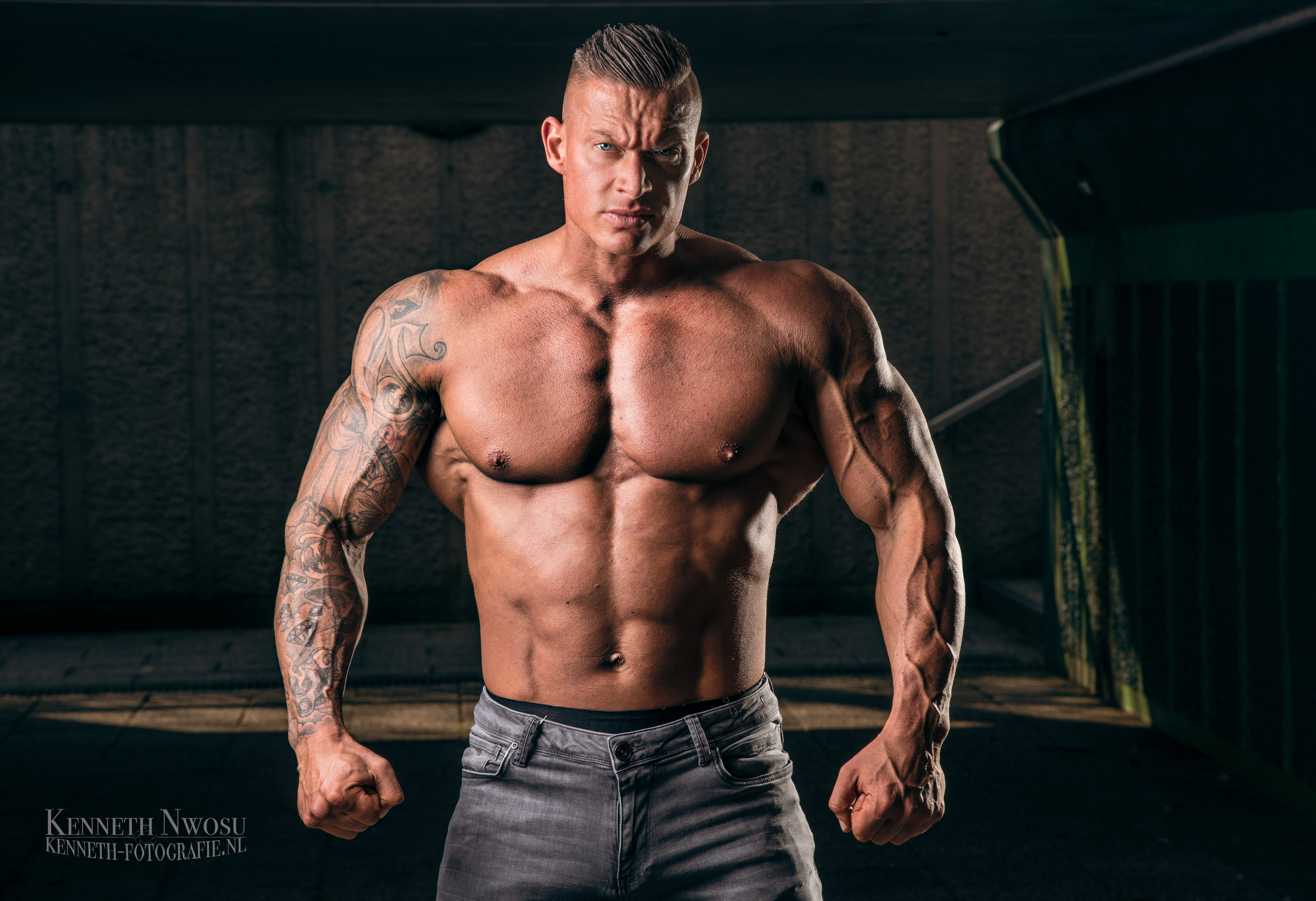 Bodybuild fotoshoot met Sten Mets