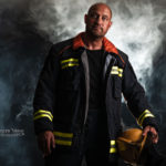 brandweerman fotoshoot