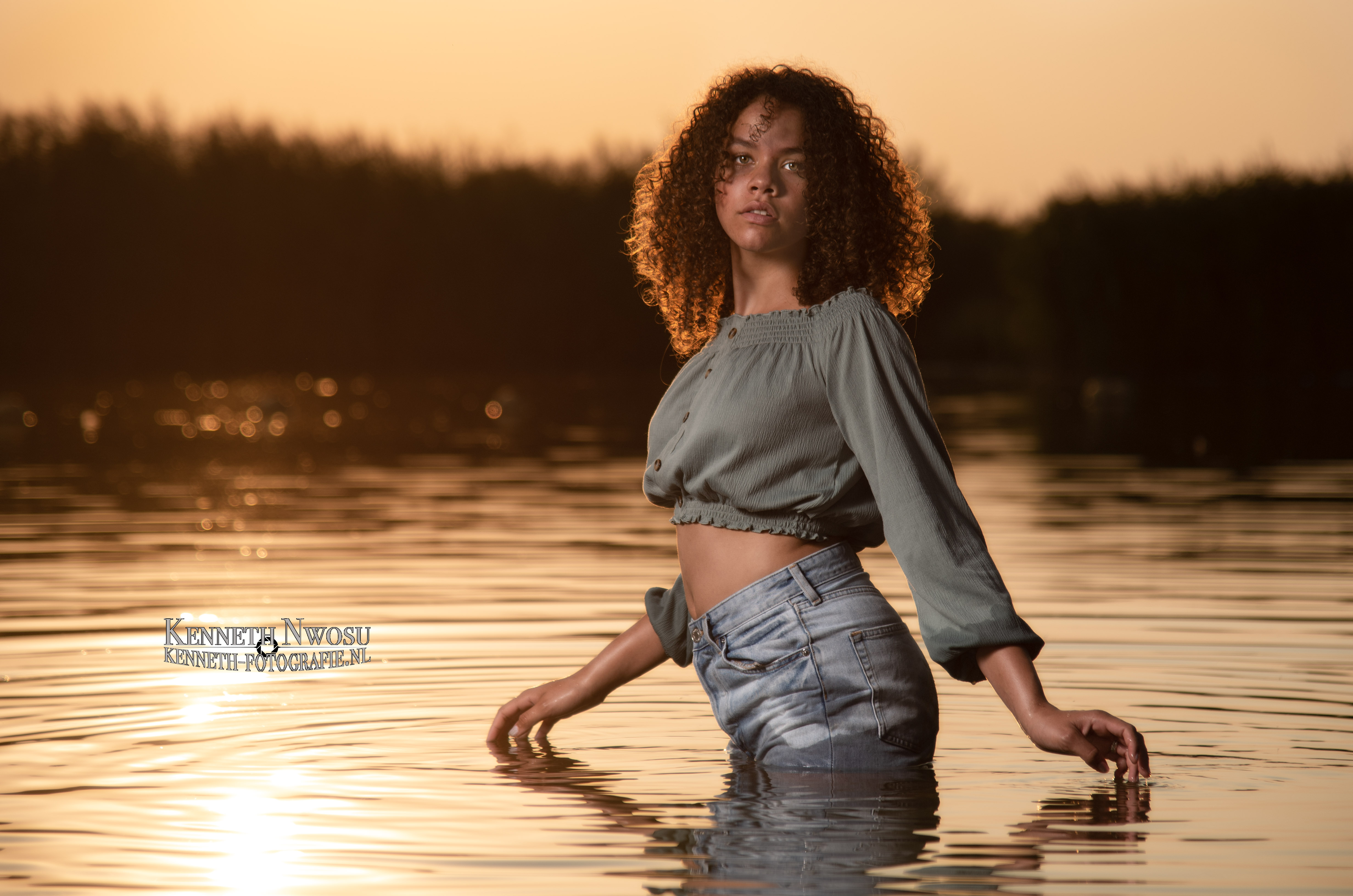 Strand fotoshoot met Dimphy