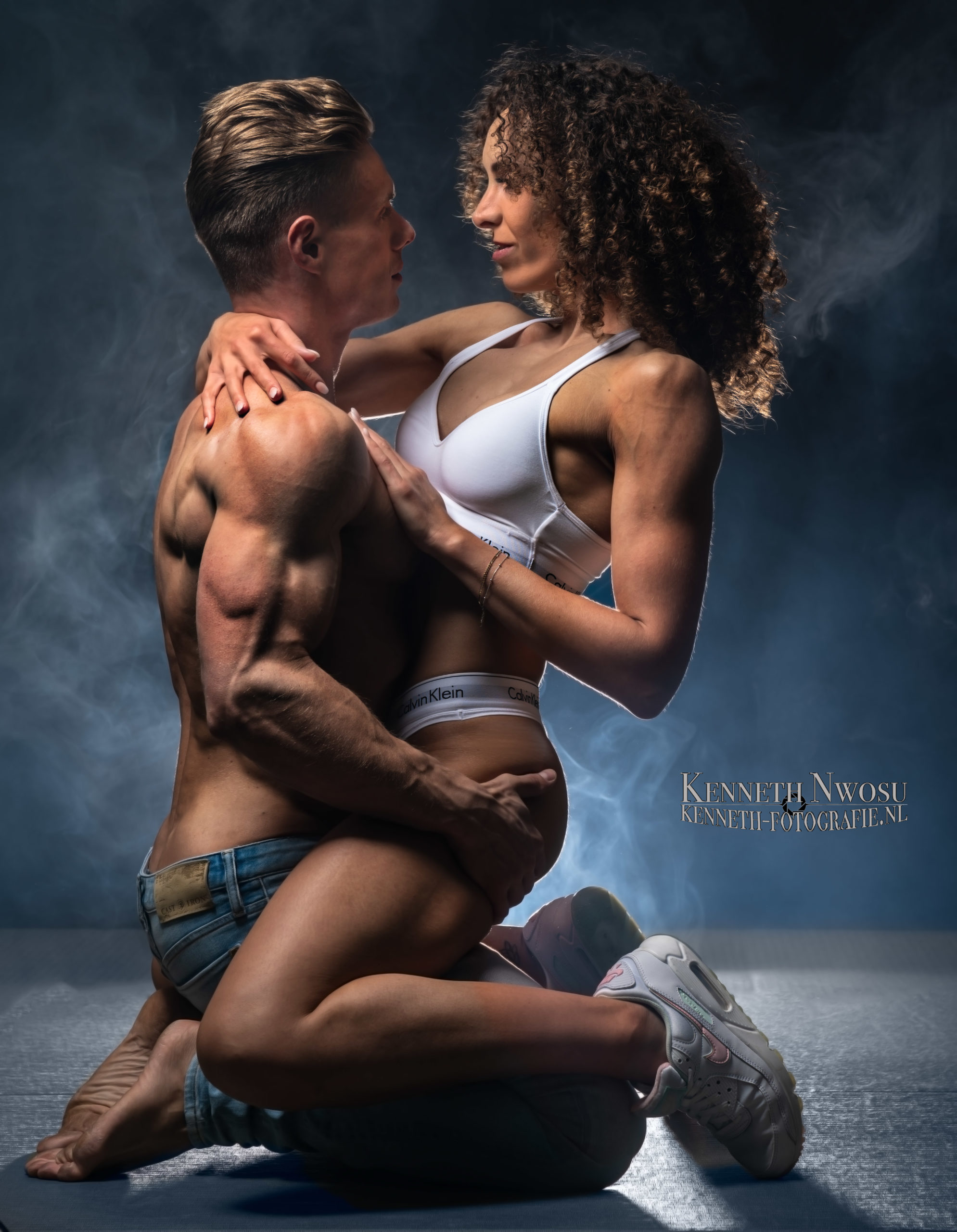 Fitness koppel shoot Tom en Manouk